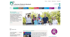 Desktop Screenshot of johannes-diakonie.de